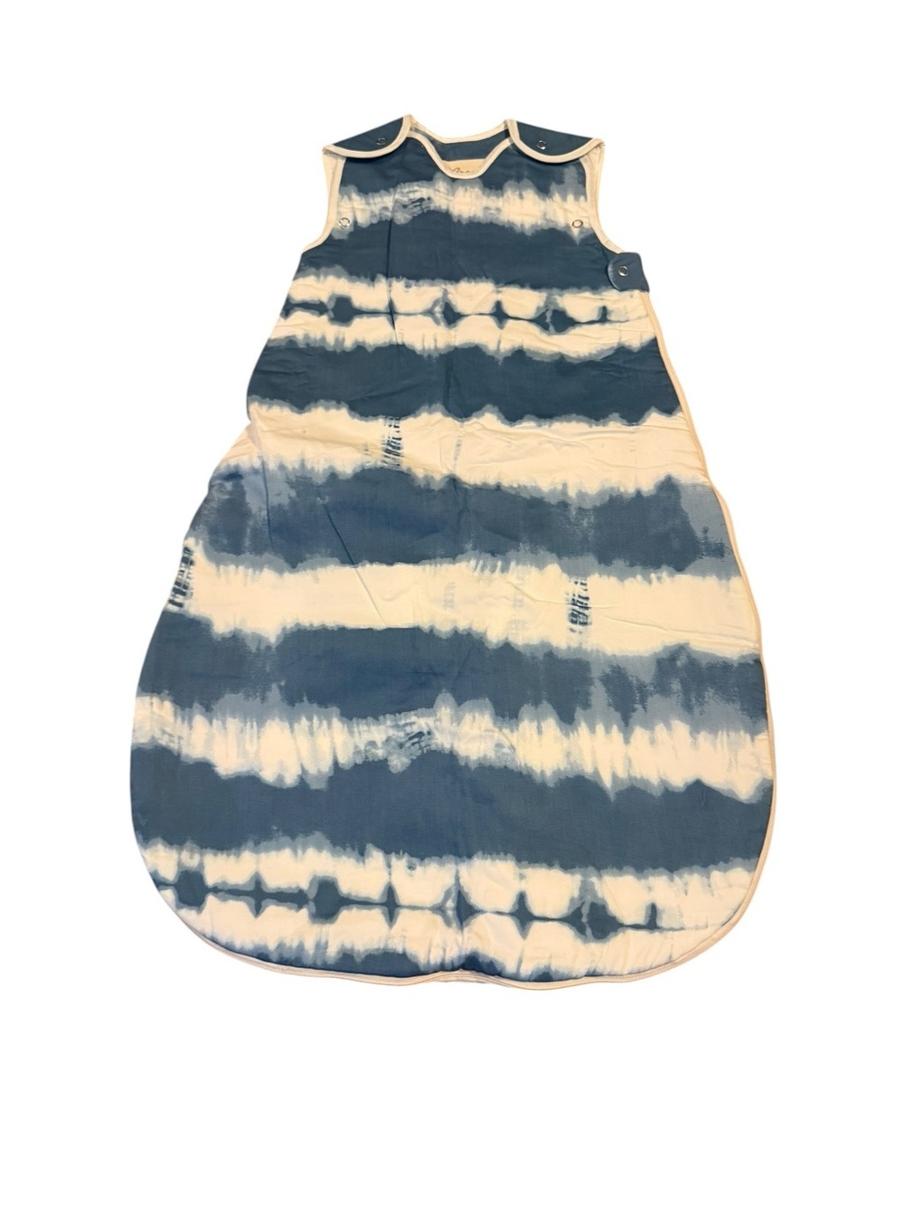 Crane Baby Blue & White Tie-Dye Sleep Sack
